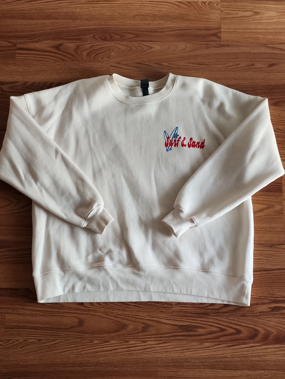 Womens Cream Crewneck Sweatshirt